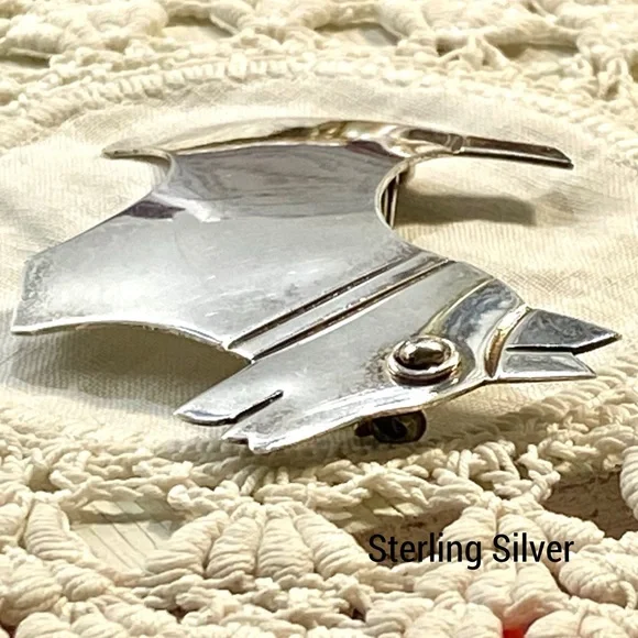 VTG Mexico ATI 925 Sterling Silver Scottie Dog Brooch Pin - Picture 5 of 9